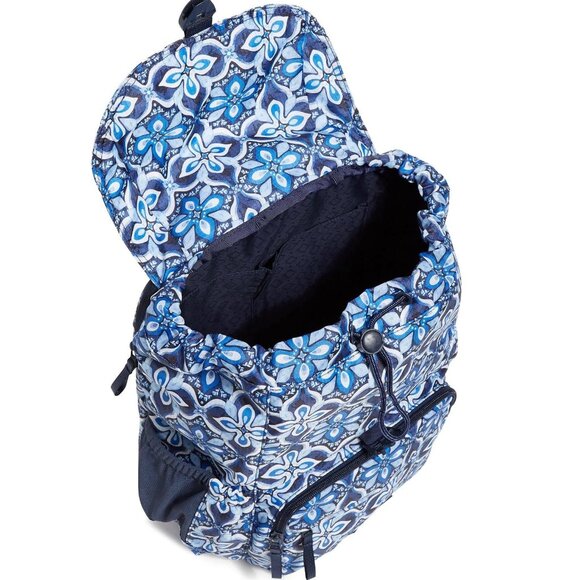 Vera Bradley Campus Daytripper Backpack in Raindrop Medallion/NWT - Picture 2 of 13